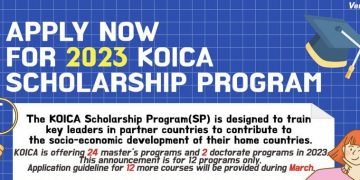 Korea International Cooperation Agency (KOICA) Scholarships 2023 for Study in South Korea (Fully Funded)