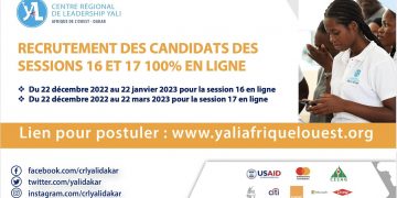YALI Regional Leadership Center Dakar Online Cohort 16/17 Programme for young Africans.