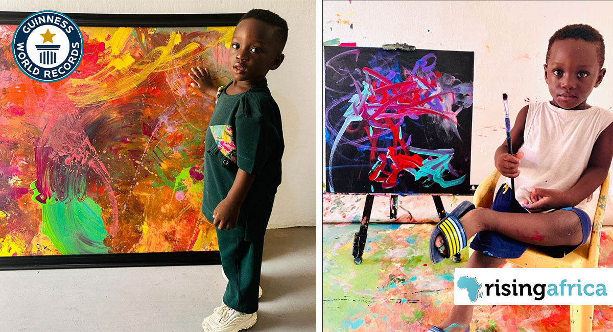 1-year-old breaks world record as the youngest male artist in the world
