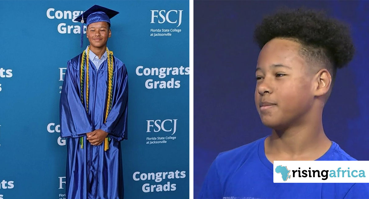 12-Year-Old Boy Graduates with Associate Degree from Florida State College Jacksonville