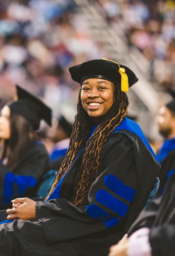 28-year-old becomes the first Black woman to earn a PhD in biochemistry at a US university.